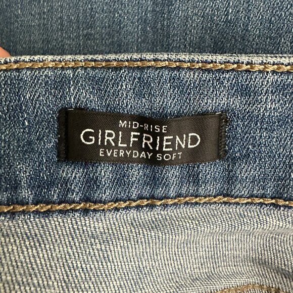2/$30 White House Black Market Mid-Rise Everyday Soft Girlfriend Jeans 8 #A0156 - Picture 8 of 12